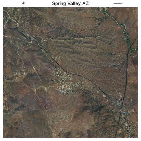 Aerial Photography Map of Spring Valley, AZ Arizona