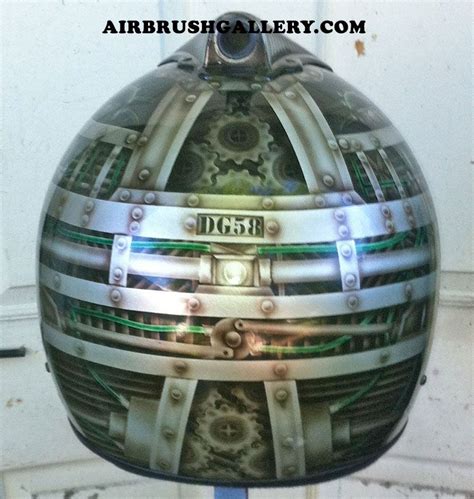 Bell race helmet, custom race helmet design and painting by Don Johnson ...