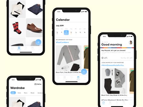 Smart Closet/Wardrobe- App Concept by Mayank Nagpal on Dribbble