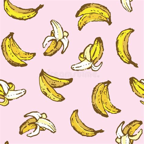 Cute Banana Wallpaper. Vector File Stock Vector - Illustration of ...