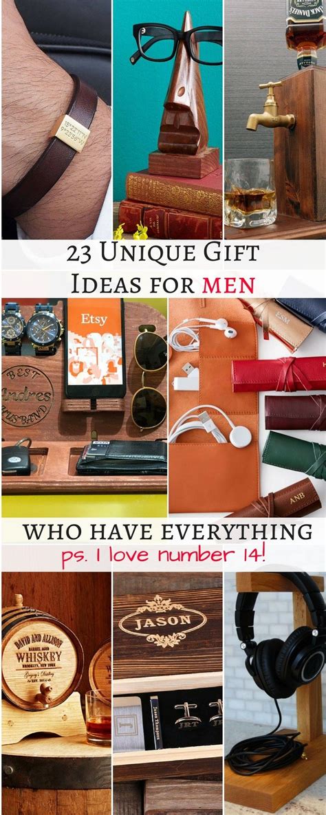 31 Unique Gift Ideas for Men Who Have Everything [2023] | Romantic ...