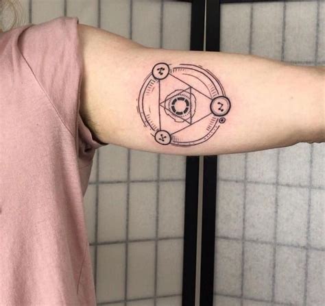 Arcane Circle Tattoo : porterrobinson | Circle tattoo, Circle tattoos, Circle tattoo design