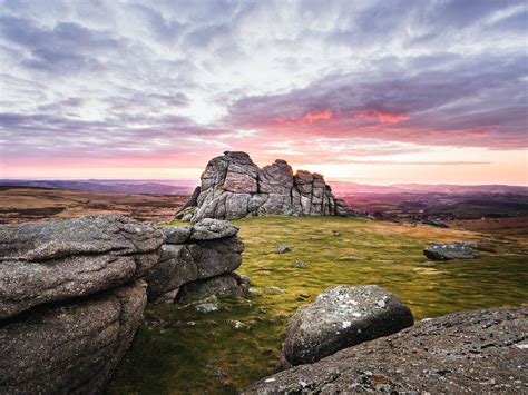 Dartmoor Print Haytor Sunrise Landscape Photography Nature | Etsy | Colorful landscape ...