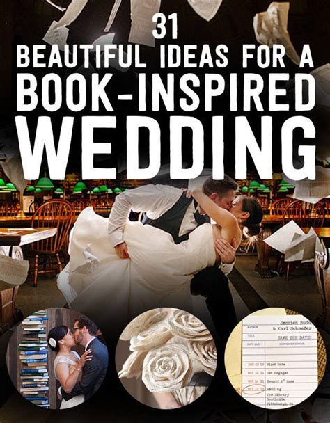 31 Beautiful Ideas For A Book-Inspired Wedding