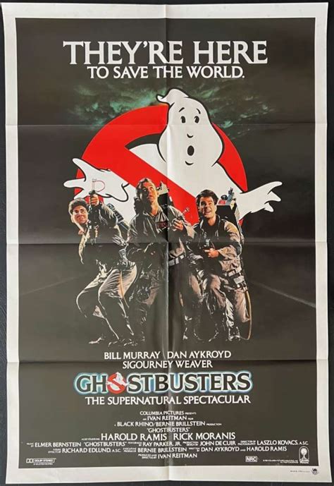 All About Movies - Ghostbusters Movie Poster Original One Sheet 1984 ...