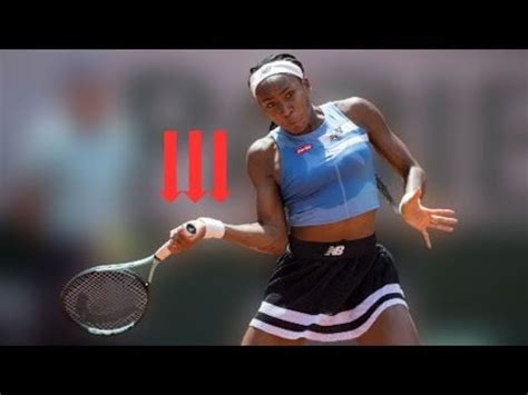 Coco Gauff Forehand Slow Motion - Analysis : r/tennis