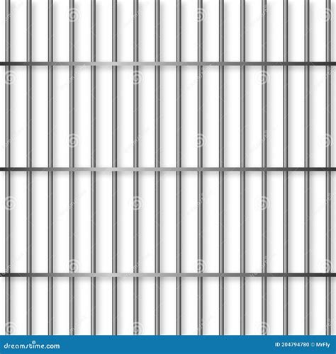 Stainles Steel Prison Cell Bars, Vector Illustration Stock Vector - Illustration of available ...