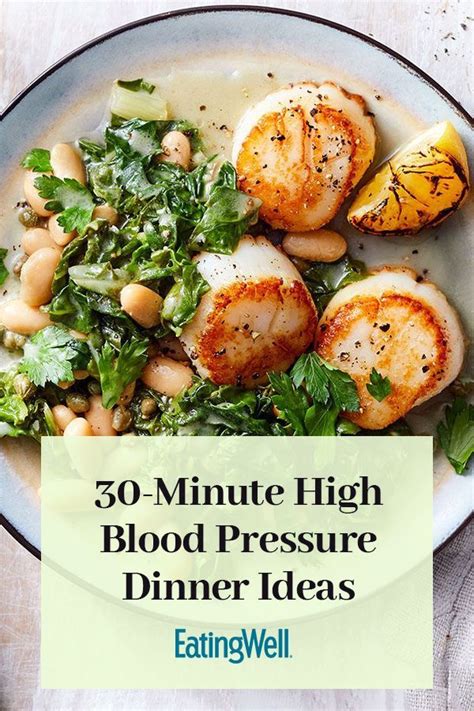 18 High-Blood Pressure Dinners in 30 Minutes or Less | Heart healthy ...