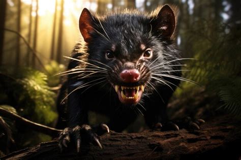 Premium AI Image | Tasmanian devil of its Australian habitat