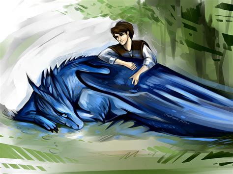 Eragon and Saphira by AndreevaPolina on DeviantArt