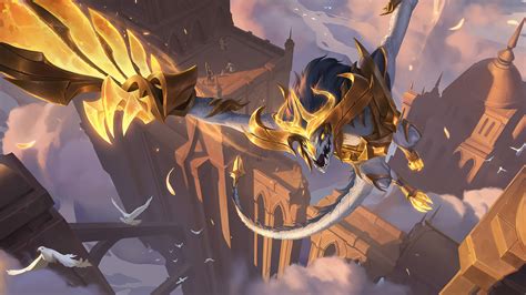 Shyvana: Majestic Dragon in Stunning 4K Ultra HD Wallpaper