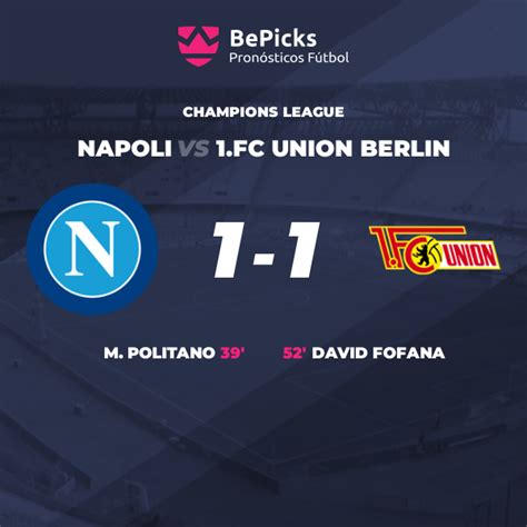 Napoli vs 1.FC Union Berlin - Pronósticos, cuotas, previa y predicciones