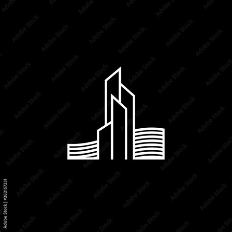 Building logo icon abstract design for real estate, property, housing ...