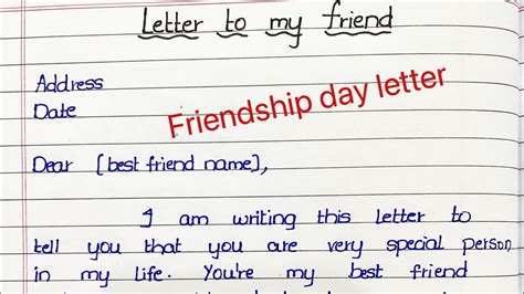 Friendship Letters