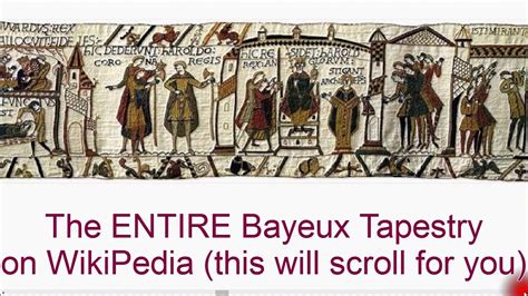 The full Bayeux Tapestry - YouTube