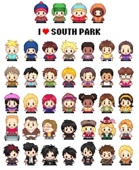 Pin by LAURENCEEEE🪐💫🫧 on Pins by you | South park characters, South park, Pixel art