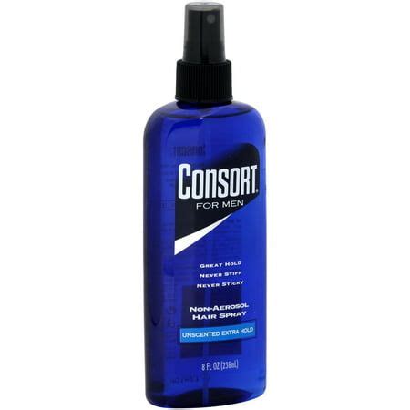 Pack of 2 for the UPC: 022400650029 Consort for Men Unscented Extra Hold Non-Aerosol Hair Spray ...