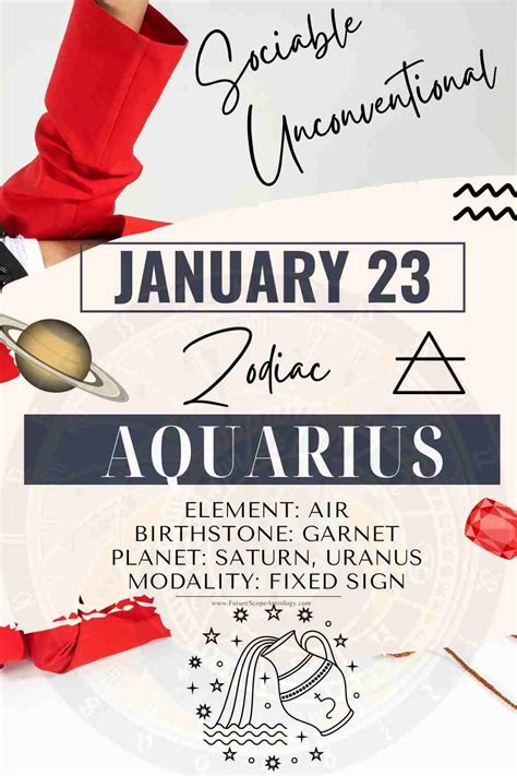 January 23 Zodiac Sign (Aquarius) Birthday: Personality, Compatibility, Zodiac, Ruling Planet ...