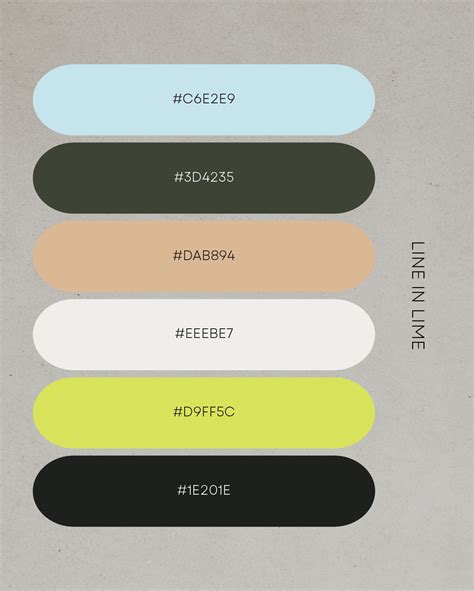 Lime Green Modern Color Palette | Neon colour palette, Green branding ...