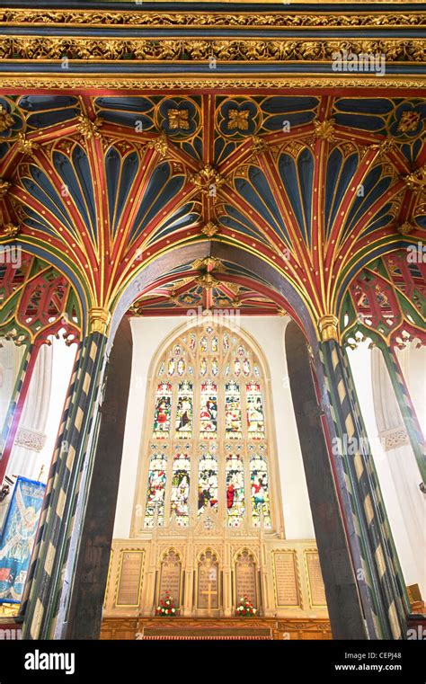 Rood Screen, St Andrew's Church, Cullompton, Devon, UK Stock Photo - Alamy