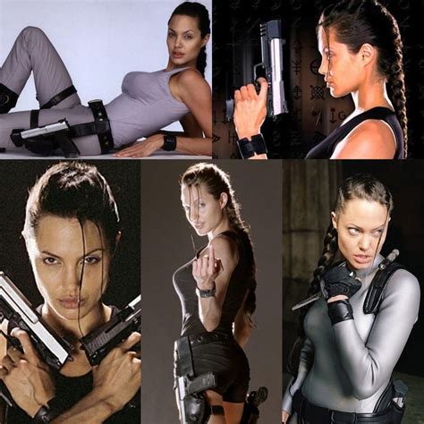 Tomb Raider. Lara Croft. Angelina Jolie. Movie. Costume. | Tomb raider angelina jolie, Angelina ...