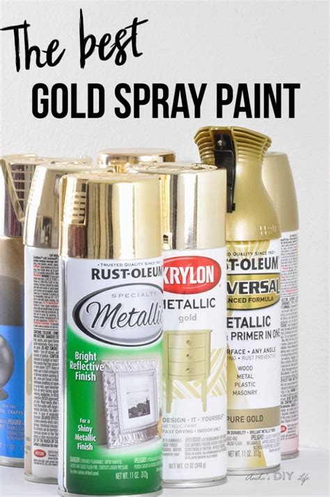 The Best Gold Spray Paint Out There! - Anika's DIY Life