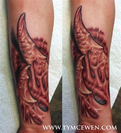 bio organic flesh tattoo by Ty McEwen: TattooNOW