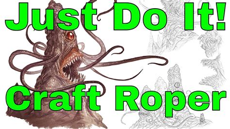 Making a Cheap D&D Miniature: Roper Workshop (Monster), part 5 - YouTube