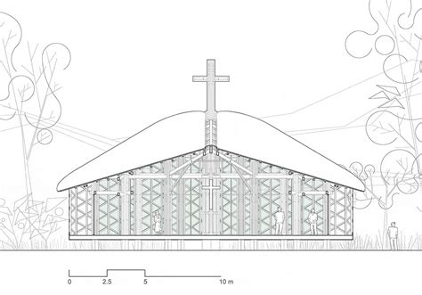 The organic Oratory of St. Francis Xavier in Thailand raises its cross ...