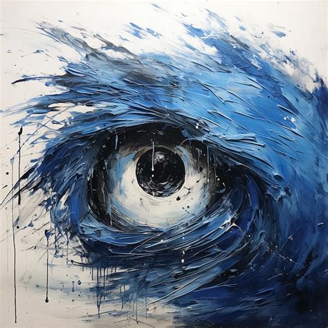 Premium AI Image | Eye of the Storm Painting A Captivating Artwork