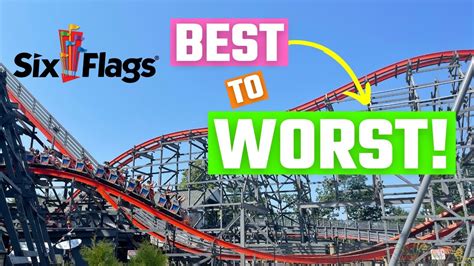 Ranking The Six Flags Parks From BEST To WORST! - YouTube