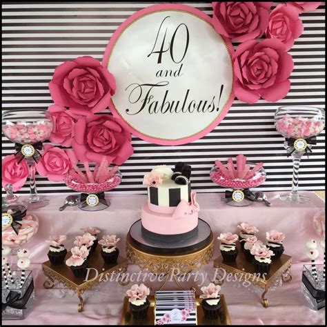 Fashion Birthday Party Ideas | Photo 1 of 16 | 40th birthday decorations, 40th birthday party ...