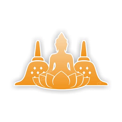 Waisak Vector Art PNG, Happy Waisak Day Icon Design, Waisak Png, Waisak 2022, Waisak Borobudur ...