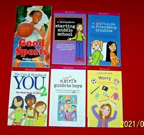 6 American Girl Books Guides Worry Boys Friendship Sports Care Keeping Ages 10+ | eBay in 2021 ...