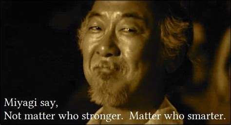 Kesuke Miyagi - Wikipedia, the free encyclopedia | Karate kid quotes, Karate quotes, Karate kid ...