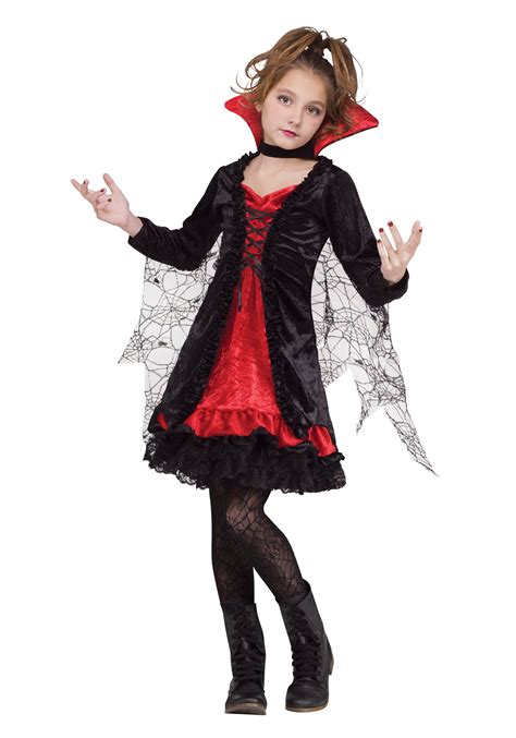 Vampire Web Girl's Halloween Costume