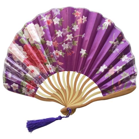 Creative Hand Held Fans Silk Bamboo Folding Fans Handheld Folded Fan ...