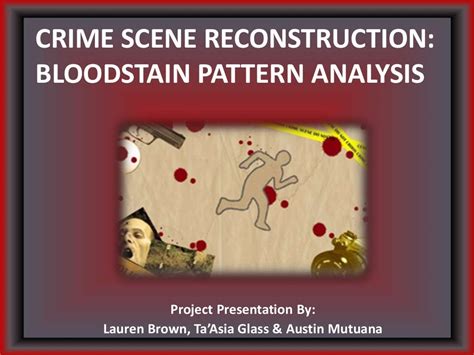 Crime Scene Reconstruction.