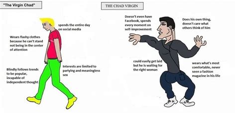 Virgin Chad vs Chad Virgin : r/virginvschad