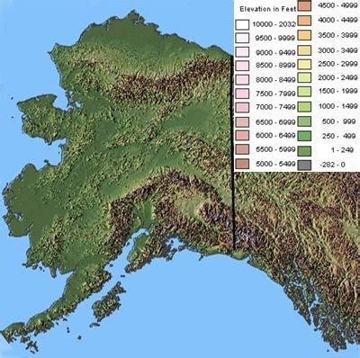 Alaska Topographic Map - Alaska • mappery