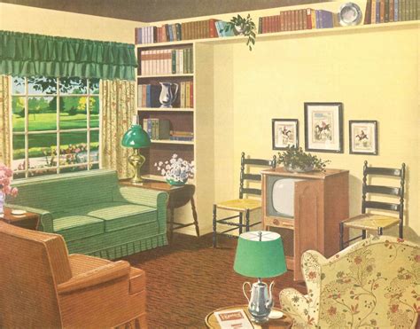 1950s Living Room Colors