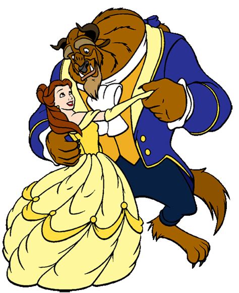 Beauty And The Beast Clipart in 2022 | Beauty and the beast, Belle and ...