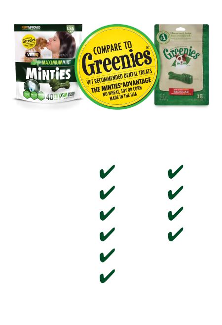 VetIQ Minties Treats: Healthy Dental Treats for Dogs | Dog Dental Chews | VetIQ