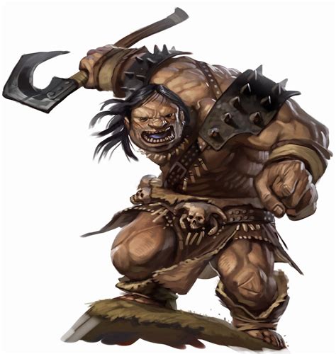 the art of Eric Belisle: Bugbear, Ogre and Goblin King - Paizo's Pathfinder