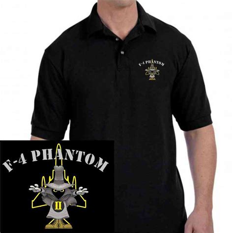 F-4 Phantom Embroidered Polo Shirt / Vetfriends.com