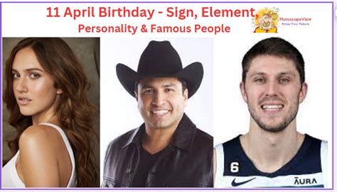 People Born on April 11 Birthday Personality & Famous People List