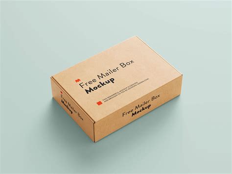 Free Delivery Mailer Box Mockup PSD Set - Good Mockups