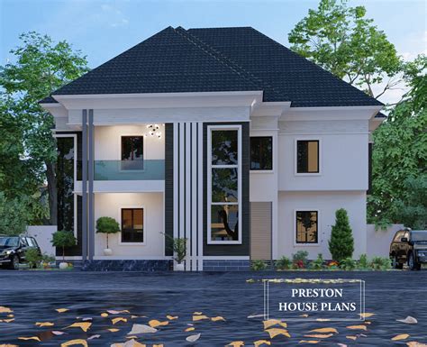 Modern terrace duplex plan - Preston House Plans