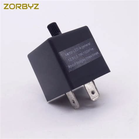 ZORBYZ New 12V 3 Pin Adjustable LED Flasher Relay Car Turn Signal ...