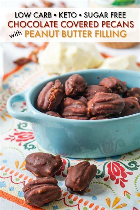 Low Carb Chocolate Covered Pecans With Peanut Butter Filling Recipe ...